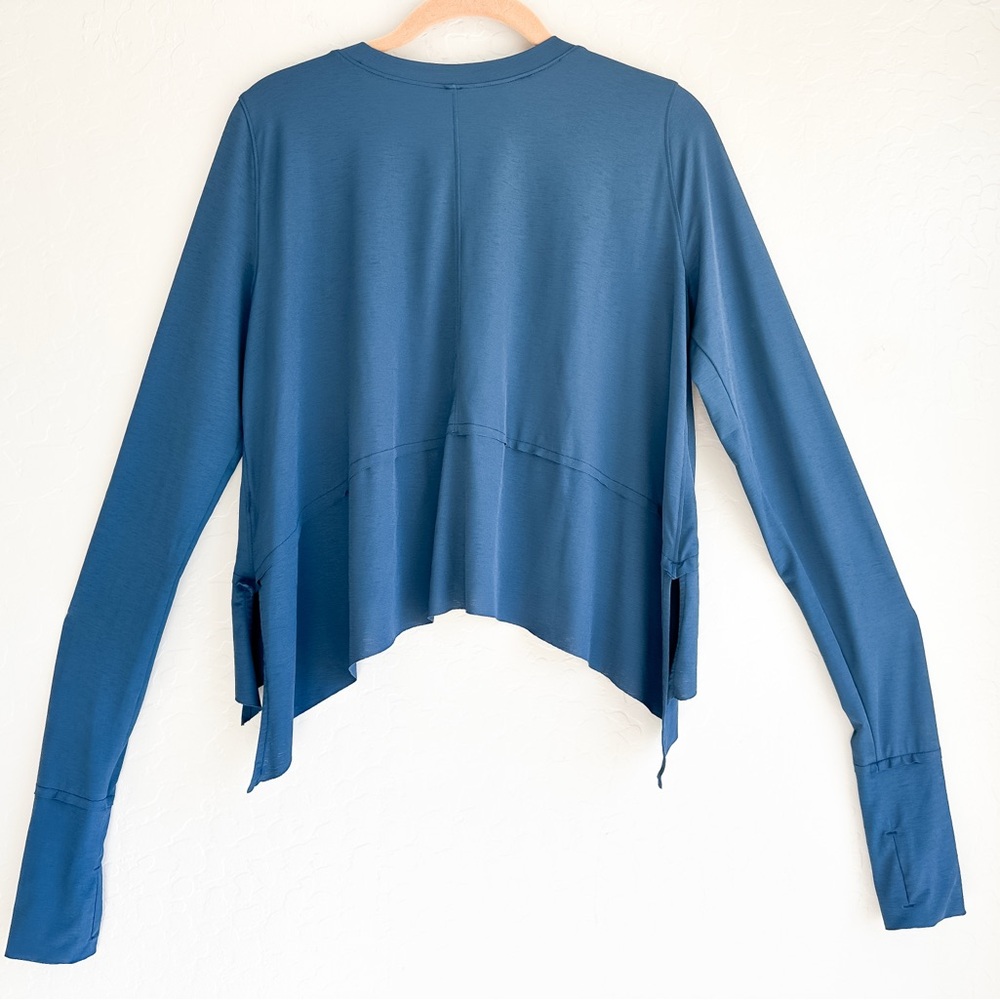 FREE PEOPLE Movement Tempo UV Protection Long Sleeve Top Navy Blue - Small - Picture 3 of 13